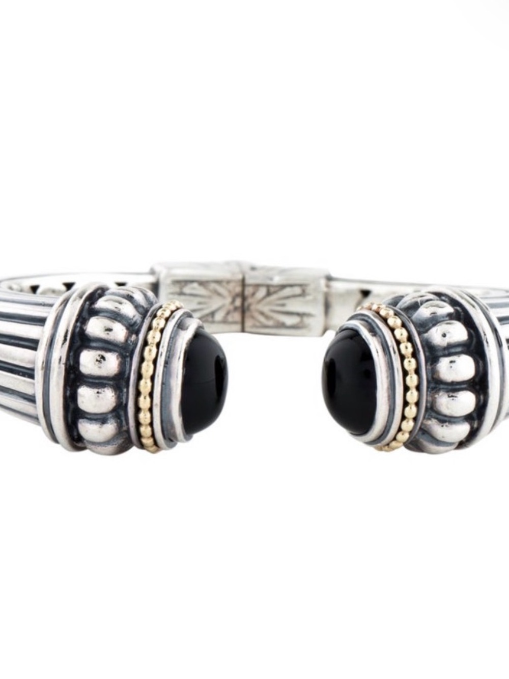 Lagos Cuff onyx bracelet